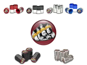 Rim Valve Stem Caps Car Customizable